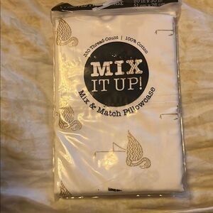 Mix It Up White Pillowcase